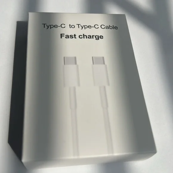 Type C to Type C 20W Fast Charging Cable 1M White - Picture 5 of 6